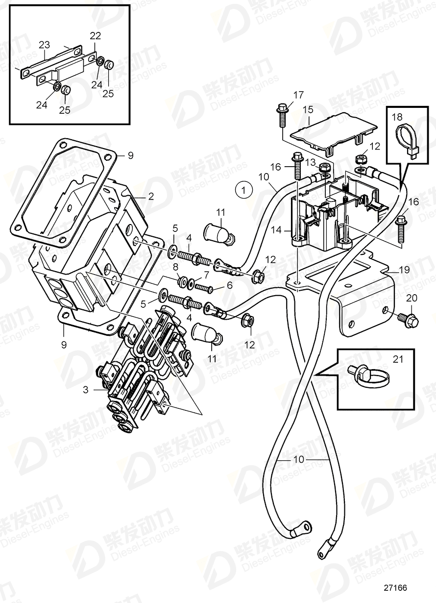 volvo penta Hexagon nut 955782 Drawing volvo penta Hexagon nut 955782 Drawing